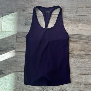 Athleta Dark Purple Knot Back Tank Top